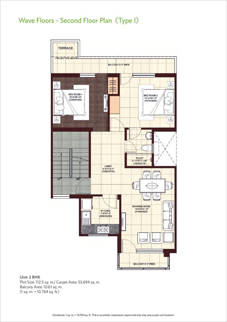 wave floor 2 BHK 003